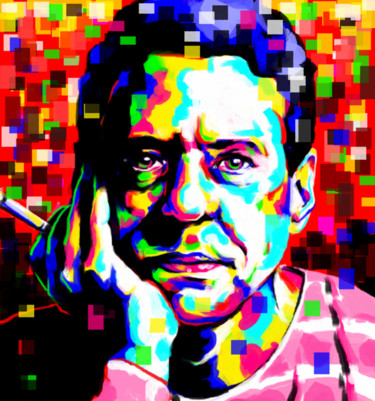 Цифровое искусство под названием "Chico Buarque" - Lucas Vieira, Подлинное произведение искусства, Цифровая живопись