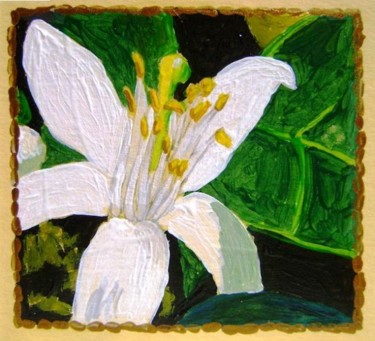 Pintura titulada "Flor 15" por Lucía Iglesias, Obra de arte original