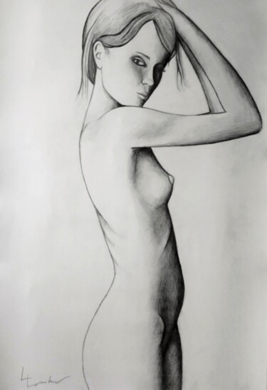 Drawing titled "Ahnesia" by Luciano Lombardi, Original Artwork, Pencil