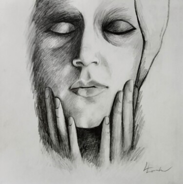 图画 标题为“Feelings” 由Luciano Lombardi, 原创艺术品, 铅笔