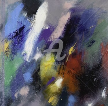 Peinture intitulée "Finestra colore 2" par Luciano Stuttgard, Œuvre d'art originale, Acrylique