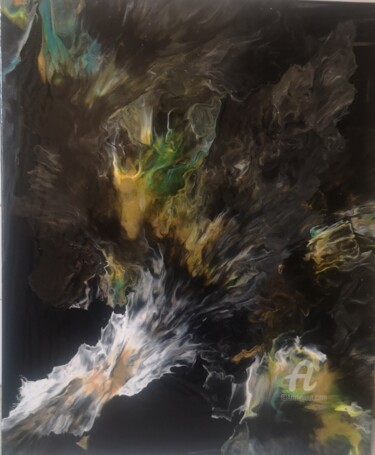 Peinture intitulée "Explosion" par Lucie Brunoni, Œuvre d'art originale, Acrylique