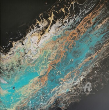 Painting titled "Splash" by Lucie Brunoni, Original Artwork, Acrylic