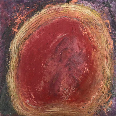 Painting titled "Nyu (The Egg)" by Lucie Dehli, Original Artwork, Acrylic