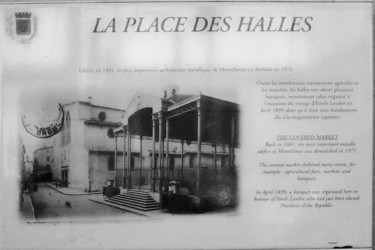 Photography titled "Halles de Montélima…" by Lucie Lucy, Original Artwork