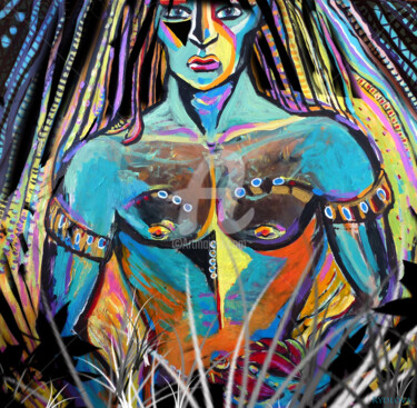 Цифровое искусство под названием "Tarzan" - Lucie Rydlova, Подлинное произведение искусства, Цифровая живопись