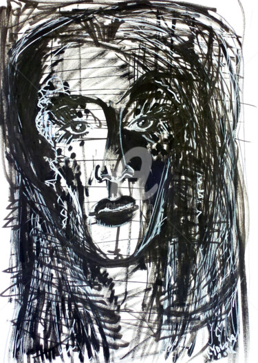 Dessin intitulée "Dessin Sketch / Por…" par Lucie Rydlova, Œuvre d'art originale, Autre