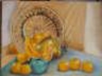 Peinture intitulée "Pastelfruits.jpg" par Lado, Œuvre d'art originale