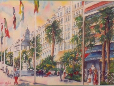 Peinture intitulée "E17 - Boulevard des…" par Lucien Dufour, Œuvre d'art originale
