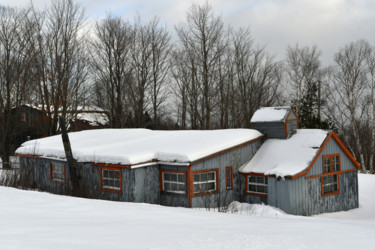 Photography titled "Cabanes à sucre" by Lucien Duhamel, Original Artwork, Digital Photography