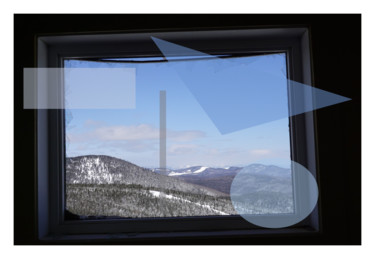 Photographie intitulée "Fenêtre, Petite-Riv…" par Lucien Duhamel, Œuvre d'art originale, Photographie numérique