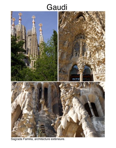 Fotografia intitolato "Gaudi" da Lucien Duhamel, Opera d'arte originale, Fotografia digitale