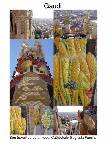 Fotografia intitolato "Gaudi-2" da Lucien Duhamel, Opera d'arte originale, Fotografia digitale