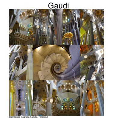Photographie intitulée "Gaudi-3" par Lucien Duhamel, Œuvre d'art originale, Photographie numérique
