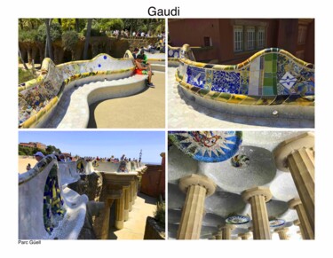 Fotografía titulada "Gaudi-4" por Lucien Duhamel, Obra de arte original, Fotografía digital