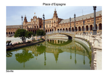 Photographie intitulée "Place d'Espagne" par Lucien Duhamel, Œuvre d'art originale, Photographie numérique