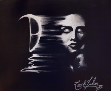 Pintura titulada "Miroir Quantique: O…" por Lucile Julien, Obra de arte original, Acrílico Montado en Bastidor de camilla de…