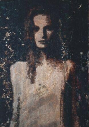 Painting titled "Laura ha un cuore d…" by Lucio Greco, Original Artwork