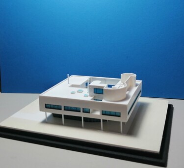 "VILLA SAVOYE - Le C…" başlıklı Heykel Historical Architectural Models tarafından, Orijinal sanat, Rezine