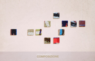 Pittura intitolato "FRAMMENTI (composiz…" da Lucio Tosi, Opera d'arte originale, Acrilico