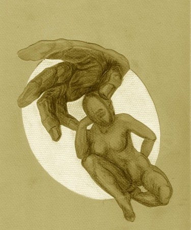 Peinture intitulée "Eve 7" par Oss, Œuvre d'art originale