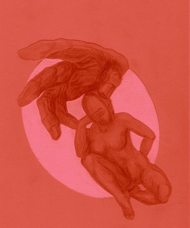 Peinture intitulée "Eve 9" par Oss, Œuvre d'art originale