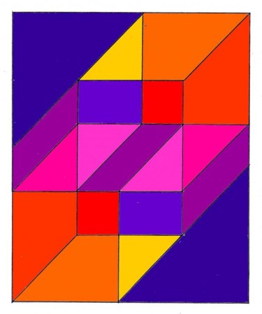 Painting titled "logo 90" by Oss, Original Artwork