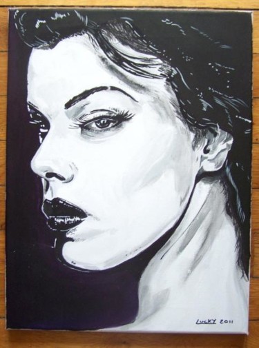 Peinture intitulée "debi mazar" par Lucky Paint, Œuvre d'art originale