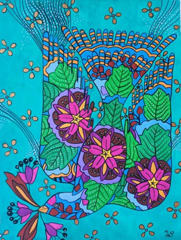 "Paix" başlıklı Tablo Lucrezia Solena tarafından, Orijinal sanat, Guaş boya