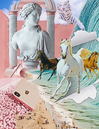 Картина под названием "Freedom" - Lucy Klimenko, Подлинное произведение искусства, Масло
