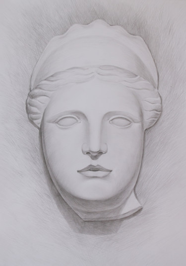 Drawing titled "Antic" by Lucy Sodel, Original Artwork, Pencil