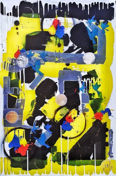 Malerei mit dem Titel "Brand New Start" von Lucia Borsani, Original-Kunstwerk, Acryl