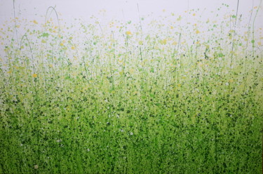 Картина под названием "Serenity Meadow" - Lucy Moore, Подлинное произведение искусства, Акрил