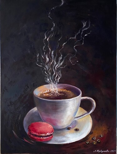 Картина под названием "Awakening" - Ludmila Gorbunova, Подлинное произведение искусства, Масло Установлен на Деревянная рама…