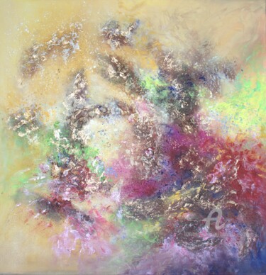 Pittura intitolato "Abstract "Symphony"" da Ludmilla Ukrow, Opera d'arte originale, Acrilico