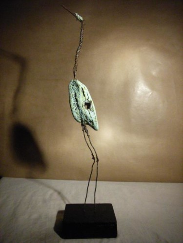 Sculpture intitulée "le héron" par Ludo- Creation, Œuvre d'art originale