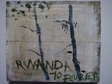 Peinture intitulée "Rwanda" par Ludo- Creation, Œuvre d'art originale