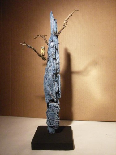 Sculpture intitulée "la chouette" par Ludo- Creation, Œuvre d'art originale