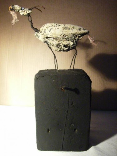 Sculpture intitulée "le bouc" par Ludo- Creation, Œuvre d'art originale