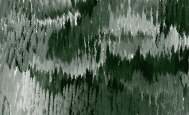 Digital Arts titled "Forest winter" by Ludo Sevcik, Original Artwork, Digital Painting
