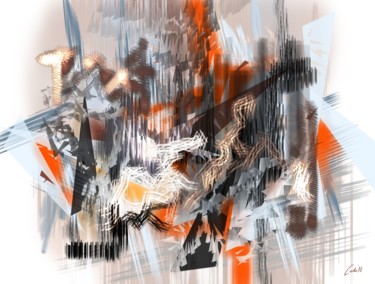 Arts numériques intitulée "Crash moments" par Ludo Sevcik, Œuvre d'art originale, Peinture numérique