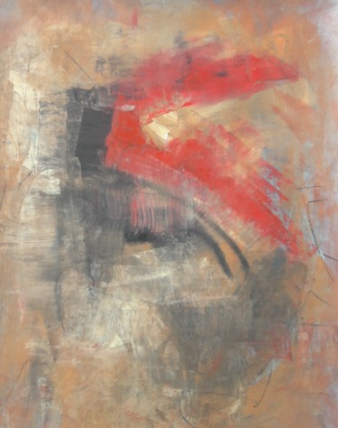 Peinture intitulée "Le cri" par Ludovic Grosset, Œuvre d'art originale, Acrylique Monté sur Carton