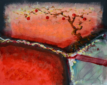 Pintura titulada "Fruits" por Ludovic Lan, Obra de arte original, Acrílico