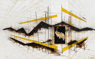 Картина под названием "NO MAN'S LAND" - Ludovic Mercher, Подлинное произведение искусства, Акрил Установлен на Деревянная ра…