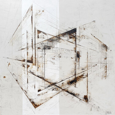 Painting titled "3D-1" by Ludovic Mercher, Original Artwork, Acrylic Mounted on Wood Stretcher frame