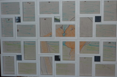 "baiser volé" başlıklı Tablo Ludovic Grumel tarafından, Orijinal sanat, Işaretleyici Diğer sert panel üzerine monte edilmiş