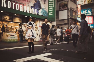 Fotografie mit dem Titel "Les Rues de Tokyo 2" von Ludovic Miath, Original-Kunstwerk, Digitale Fotografie