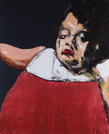 Картина под названием "Annoying Girl" - Ludwig Zeininger, Подлинное произведение искусства, Акрил