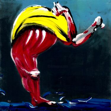 Pintura titulada "Day-O" por Ludwig Zeininger, Obra de arte original, Oleo
