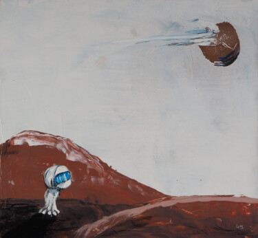 Картина под названием "Stranded" - Ludwig Zeininger, Подлинное произведение искусства, Акрил